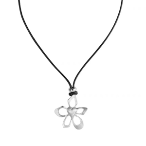 Có Thể Điều Chỉnh Bohemian hoa rỗng vòng cổ xương đòn Cho Phụ Nữ Handmade Dây sáp màu đen Hoa Neckchain