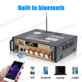 600W Power Amplifier Wireless Karaoke Fleco Bt-198a/199a Amplifier Audio Stereo 2 Channel Bluetooth Amp Fm Usb Sd / Amplifier Bluetooth / Amplifier Karaoke Wireless / Amplifier Fleco Super Bass / Amplifier Mobil. 