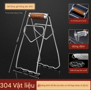 Kẹp gắp chén dĩa nóng chống trượt inox 304 dày hàng dày đẹp kẹp đồ nóng lò vi sóng cán có thể khui nắp bia đa năng tiện treo móc
