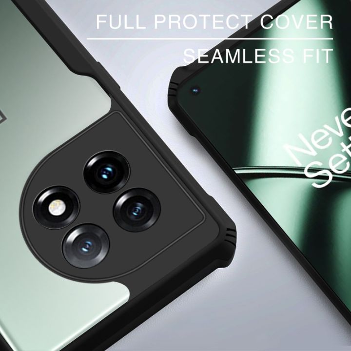 Shockproof%20Silicone%20Case%20For%20Oneplus%2011%205G%2010T%2010%209RT%209%208%208T%207T%20Pro%2010Pro%20Acrylic%20Back%20Clear%20Casing%20Transparent%20PC%20TPU%20Soft%20Case%20Camera%20Protective%20Back%20Cover%20-%20Image%204
