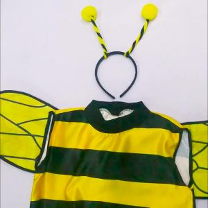 Whimsical Cute Little Bee Costume for Kids - Complete Set with Headband for Unforgettable Performances2026