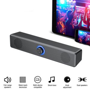 🔊[ผู้ผลิตระดับไฮเอนด์ 100%ประกัน]ลำโพงคอม USB ลําโพง  ลำโพงTV Sound Bar Speaker  ลำโพงคอมพิวเตอร์ (สวยงาม เบสแน่นหนัก สเตอริโอHIFI) ส่งด่วน24ชม