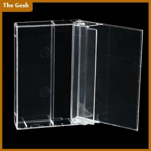 [The Gesh] 1Pc Cassette Tape Transparent Storage Box Audio Magnetic Recording Blank Tape Case Dustproof Box