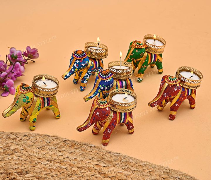 Tealight Holder For Diwali Decoration, Indian Decorations For Home, Tealight Diya For Diwali, Pooja, Mandir, Temple, Home Decor