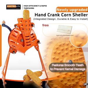 Hand Crank Corn Sheller/Corn Sheller High Efficiency Rapid Threshing Integrated Design Durable Easy to Install Smooth Teeth Prevent Kernel Damage