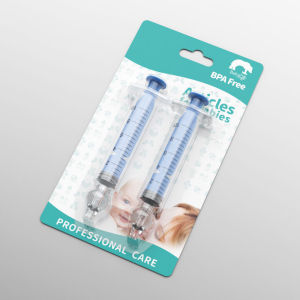 2PCS Baby Nasal Aspirator Needle Tube Nose Wash Cleaner Nasal Irrigator Penyedut Hingus Bayi 10ml