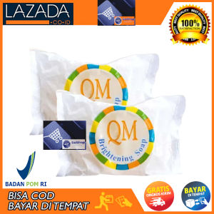 Sabun QM Brightening Sabun Cuci Muka Glowing Membantu Mencerahkan Wajah BPOM - 60 gram