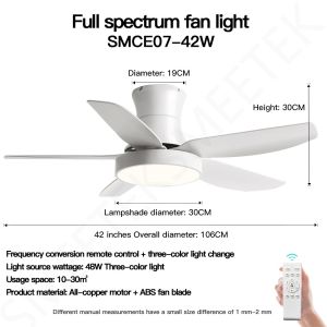 ceiling fan light bestar ceiling fan Ceiling Fan with LED Light Remote Control 42Inch Ceiling Fan
