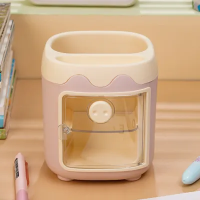 Gratis Semua - Tempat Alat Tulis 2 Laci / Organizer Meja Mini Serbaguna