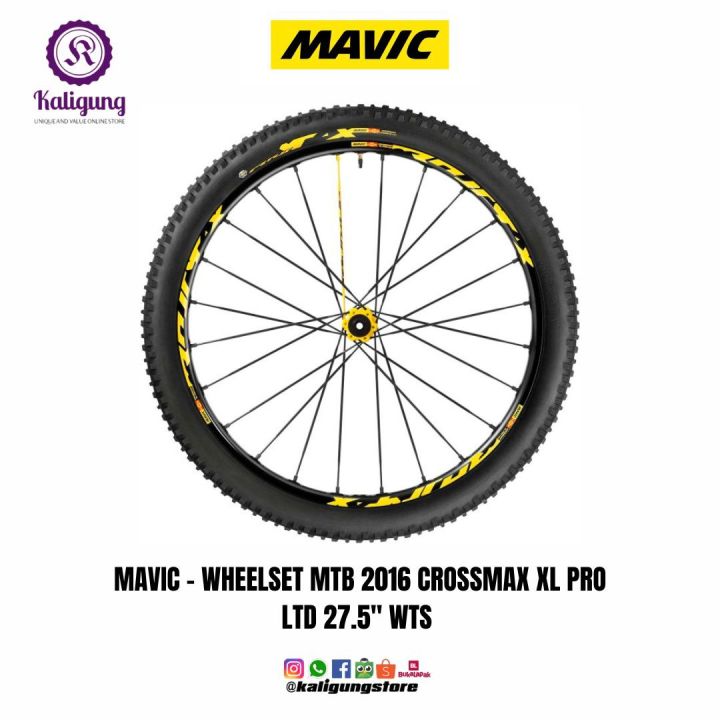 MAVIC Wheelset CrossMax XL Pro Ltd TA 20 Roda Depan MTB