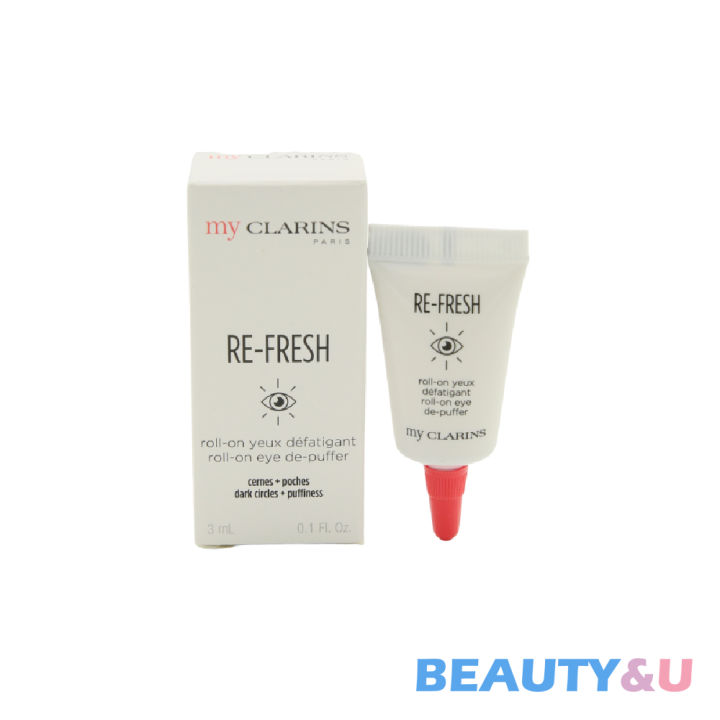 CLARINS ReFresh Rollon Eye Depuffer 3ml Lazada