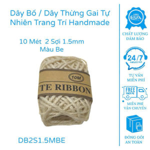 Dây Bố / Dây Thừng / Dây Gai Tự Nhiên – Bó 10m – Thủ Công Trang Trí Vintage DIY Làm Vườn