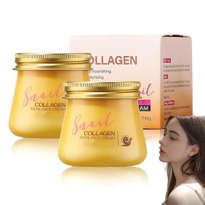 Snail Collagen Face Cream Snail Hydrating Anti-Wrinkle and Rejuvenating Cream Snail Collagen Cream Collagen Snail Rejuvenation Face Cream for Women (1PC)