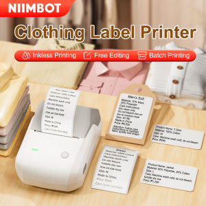 NIIMBOT B1 Affordable Thermal Label Printer for Womens Clothing Stores Ideal for Printing Adhesive Tags