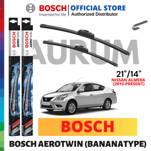 Bosch Aerotwin Wiper blade set for Nissan Almera 2015-Present (21/14) 2pcs