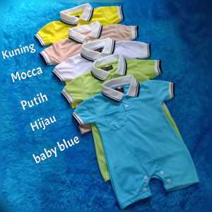ROMPER KERAH BABY // Romper Bayi Imut dan Lucu jumper kerah wangki 0-12 bulan