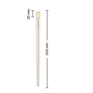 Myelement 5 Pairs Reusable Chopsticks Dishwasher Safe Fiberglass Chopsticks Set Non-Slip Easy to Use