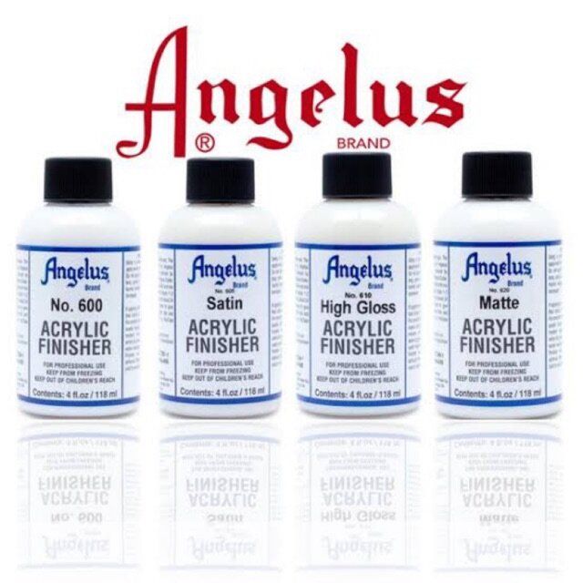 Angelus acrylic finisher น้ำยาเคลือบพื้นผิว ขนาด oz
