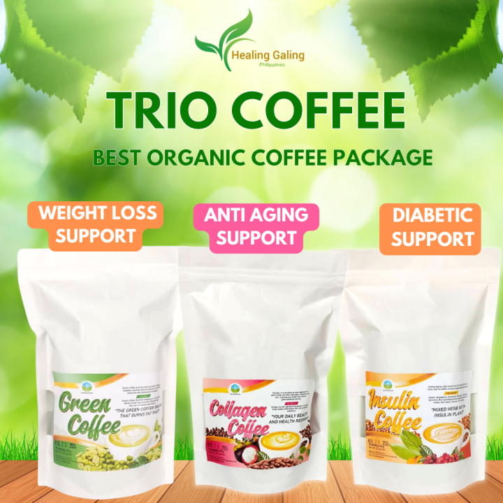 Healing Trio Pack coffee for Weight loss,Anti aging and Diabetic
