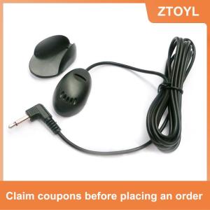 【ZTOYL】 Car Microphone Mini 3.5mm Wired Microphone For Car Stereo Audio Hands-free Mic For Paste Type Mini Microfono 