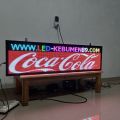 LED Running text  Mini videotron 133x40cm full color RGB P.5 Outdoor. 