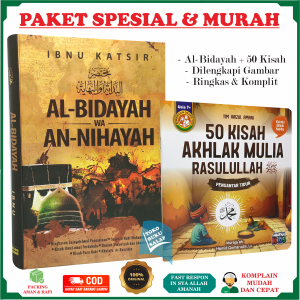 ORIGINAL Al-Bidayah wa An-Nihayah BONUS 50 Kisah Akhlak Mulia Rasulullah Karya Imam Ibnu Katsir Ringkasan Al Bidayah Wan Nihayah Buku Sejarah Islam Terlengka Penerbit Insan Kamil
