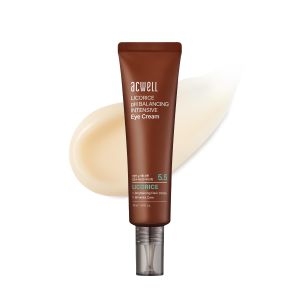 ACWELL Licorice pH Balancing Intensive Anti-Wrinkle Eye Cream 1.01 fl.oz. -For Dark Circles and Puffiness with Peptides and Licorice Water Anti-aging Face Cream for Men and Women