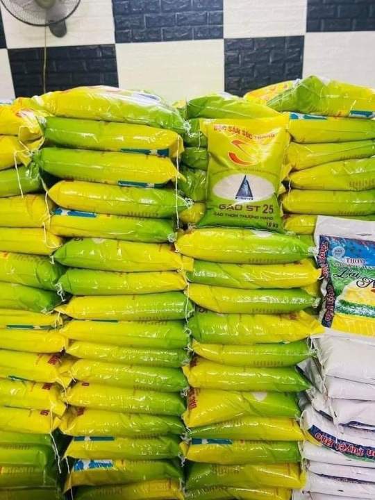 TÚI GẠO ST25 đặc sản Sóc Trăng 5kg;10kg( gạo mới chất lượng cao loại 1 ...