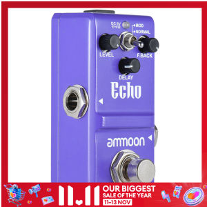 [ammoon]【ในสต็อก】Nano Series DELAY กีตาร์ผลเหยียบทรูบายพาสอลูมิเนียมอัลลอยด์ร่างกาย