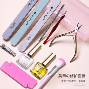 Alat manikur💅Nail Tools Manicure Set 美甲工具 Nail Art Stamp Grooming Pedicure Kit Cuticle Nail Polish Remover Clipper Pusher Brush