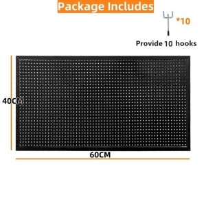 40*60/40*100CM Peg Board Metal Pegboard Panels Pegboards Wall Organizer for Home Tool Storage