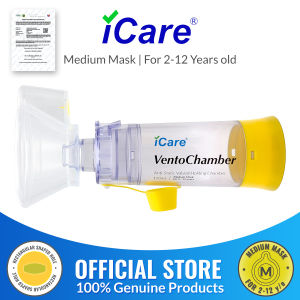 iCare SE07 VentoChamber Chamber Spacer for 2-12 Years Old with Medium Mask