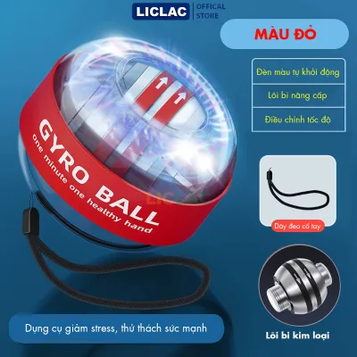 Bóng tập cổ tay Gyro Ball kim loại cao cấp dụng cụ tập lực tay thể thao phụ kiện tập gym BTCT550