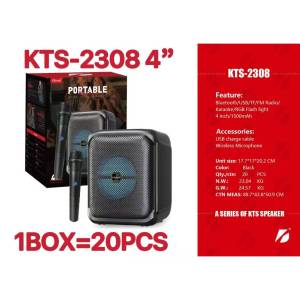 BTS-1740 1783 17391935 1709 2339 KTS-2311 2308 1279 Bluetooth Outdoor Boombox Powerful Sound Wireless Speakers with rechargeable Wireless Mic