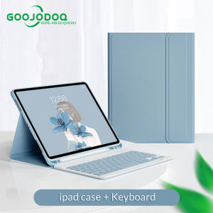 [Ship from🇵🇭&COD] GOOJODOQ iPad Case with Keyboard Wireless Bluetooth Keyboard or iPad Keyboard and Case Set For iPad Pro 11/Air 3 10.5/10.2inch 7/8/9 Gen/ Air 2/1 9.7 inch/ Air 4/5 10.9(NO Mouse Included)