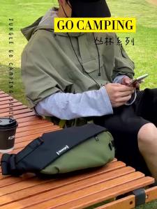 Slazenger （Slazenger） Crossbody Mens Shoulder Bag Large Capacity Mobile Phone Bag Leisure Commute Mini Backpack Sports Outdoor Chest and Waist Bag