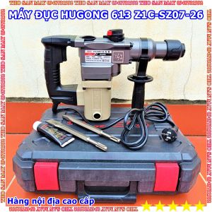 Máy khoan đục bê tông 3 chức năng HUGONG 613 ( SZ07-26 ) hàng nội địa cao cấp Trung Quốc