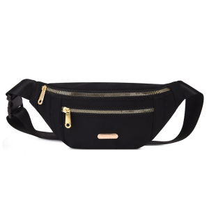 Multifunctional Belt Bag Chest Crossbody Shoulder Ins Trendy Fashion Fanny Bag for Men Women  with Adjustable Strap Waist Pack Black