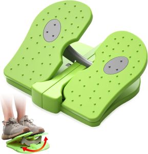 Stepper Trainer Reinforced Nylon Foot Stepper Exercise Machine Quiet Stair Stepper Foldable Leg Exerciser Peddle for Home Office