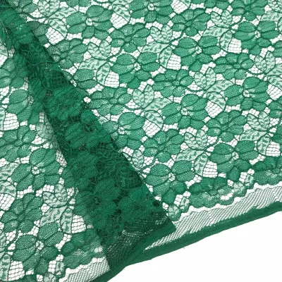 Floral Design French Lace (58 inch wide) & Lining Plain Fabric (45 inch wide) / Wedding Lace / Soft Brocade Lace Fabric