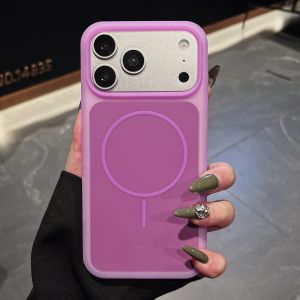 Luxury Jelly Liquid TPU Magne Case For iPhone 17 16 15 Pro Max For Magsafe Wireless Charge Shockproof Soft Protective Cover