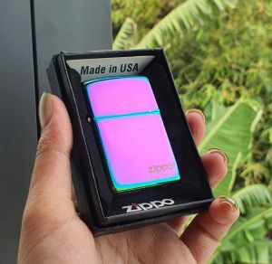 Bật Lửa Zippo Mạ Chrome Mã Số Phát Tài Phát Lộc ( Kèm Hộp - Tặng Đá Bấc ) - Hột Quẹt Xăng Đá zippo Sưu Tầm Độc Lạ