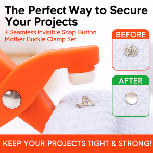 Heavy Duty Five Prong Snap Fastener Set Professional Sewing Supplies High Tensile Strength Anti Loss Coat Watch Straps