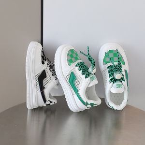 Sepatu Anak Laki Laki / Perempuan Import  Model Catur Kotak-Kotak Styl Korea Import