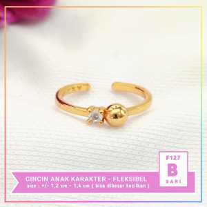Cincin xuping cincin anak hello kitty lapis emas gold F127