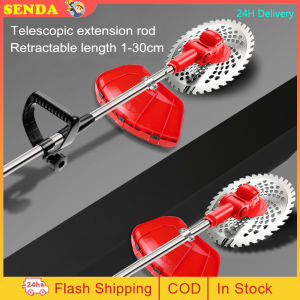 SENDA Handheld Cordless Grass cutter Rechargeable Electric Lawn Mower 15pcs/set Grass Trimmer Automatic Release Home Garden Tools