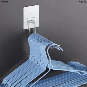 [COD] dgheg Versatile Wall-mounted Hanger Storage Space-saving Foldable Clothes Hanger Rack Windproof Anti-slip Organizer