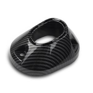 HONDA VARIO160 REAR MUFFLER END CAP EXHAUST COVER VARIO160 EKZOS END CAP PENUTUP PIPE EXHAUST COVER BLACK CARBON
