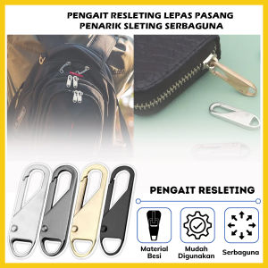 Pengait Resleting Universal / Kait Cantelan Penarik Sleting Untuk Celana Tas Koper Pakaian Mantel / Zipper Puller Holder / Alat Tarik Retsleting Lepas Pasang Multifungsi - GP Mall