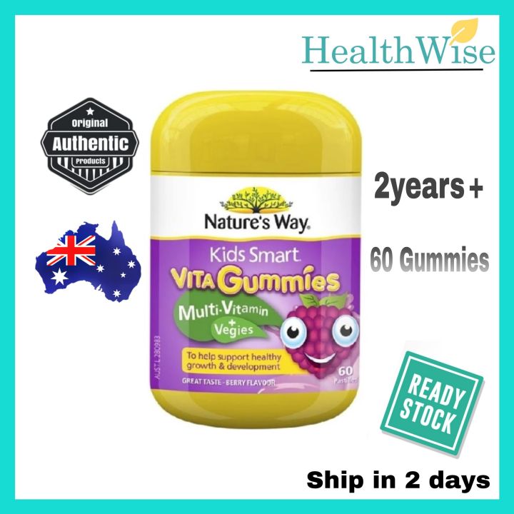 [AUSTRALIA] NATURE'S WAY Vita Gummies MultiVitamin + Vegies (Exp